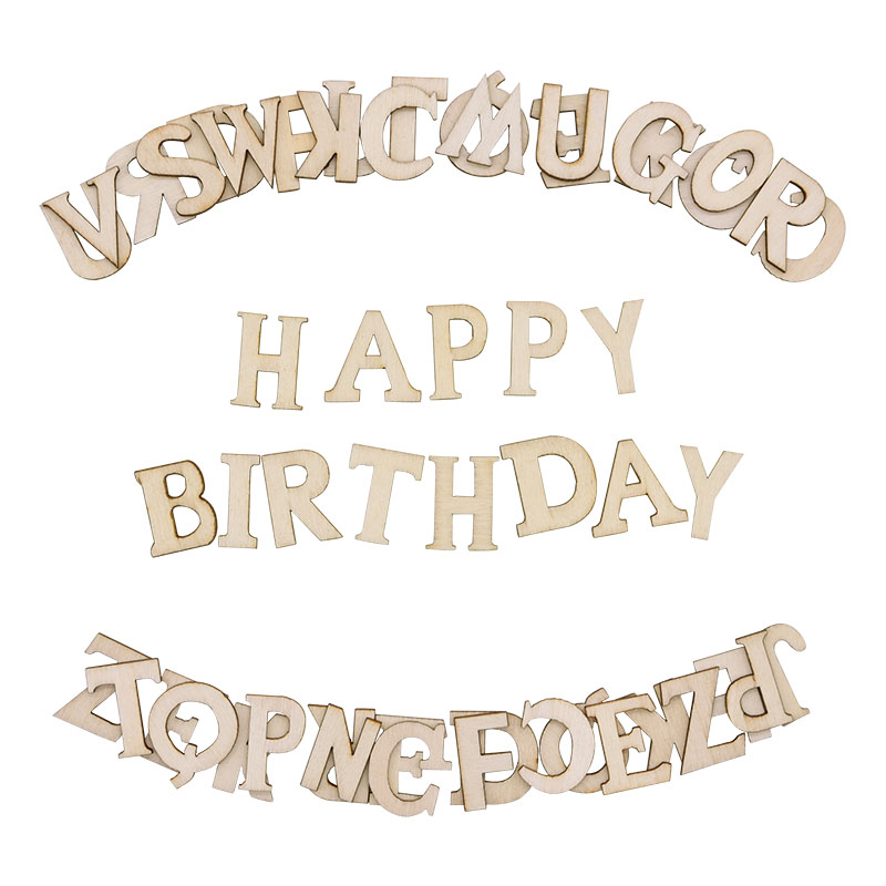 100pcs Letters Wooden Alphabet - Tassel Fringe Trim recension och pris