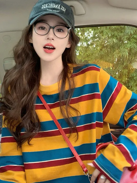 Women Color Block Striped Long - Embellish Knit recension och pris
