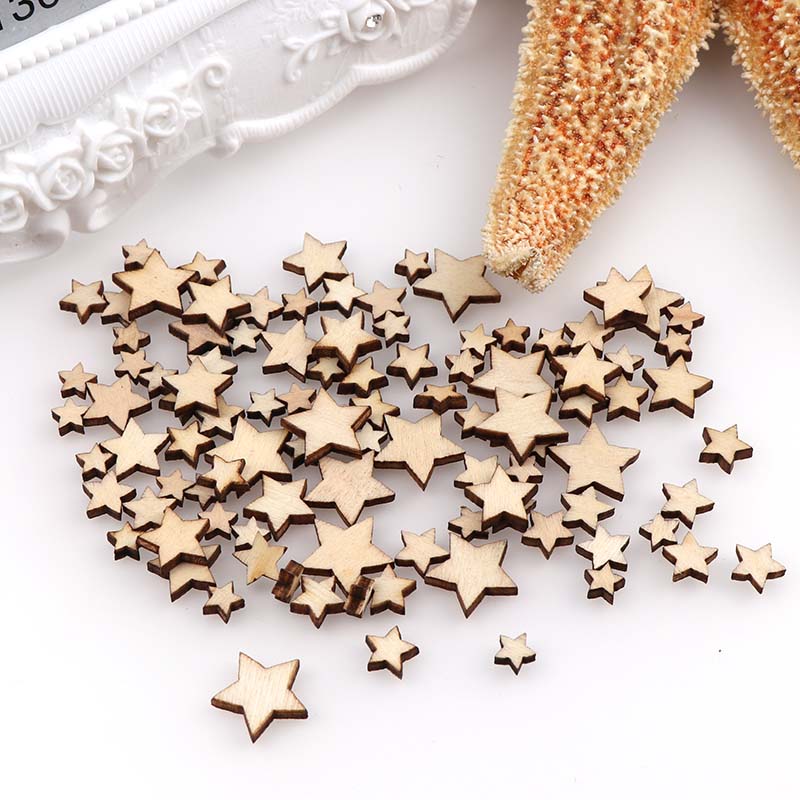 100Pcs DIY Size mixing Pentagr - Embellishments For Scrapbooking recension och pris