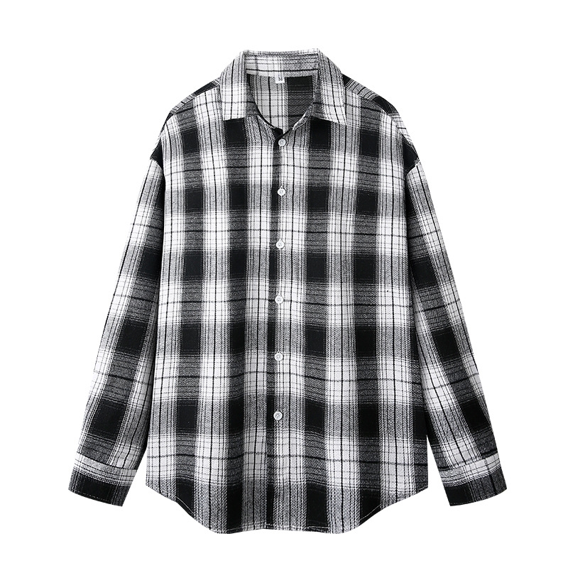 Unisex Plaid Button Down Shirt - Embellish Knit recension och pris